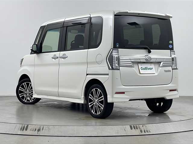 ダイハツ タント カスタム RS トップED SAⅡ 埼玉県 2016(平28)年 5.4万km パールホワイトⅢ 両側パワースライドドア/バックカメラ/LEDヘッドライト/オートライト/ハーフレザーシート/純正アルミホイール/純正フロアマット/革巻きハンドル/ドアバイザー/ハーフレザーシート/アイドリングストップ/プッシュスタート/スペアキー