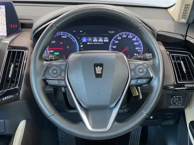 トヨタ クラウン ハイブリッド G－エグゼクティブ 岐阜県 2020(令2)年 5.4万km ブラック ワンオーナー/純正ナビ（フルセグTV/Bluetooth/CD/DVD）/トヨタセーフティセンス/・プリクラッシュセーフティ/・レーントレーシングアシスト/・オートマチックハイビーム/・レーダークルーズコントロール/パノラミックビューモニター/デジタルインナーミラー/ブラインドスポットモニター/パーキングサポートブレーキ/クリアランスソナー/前後ドライブレコーダー/レザーシート/全席パワーシート/シートヒーター/ビルトインＥＴＣ2.0/純正フロアマット/純正18インチAW/スペアキー