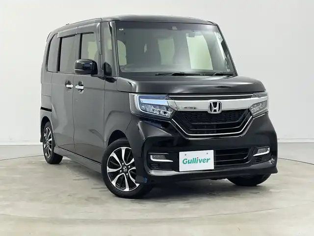 ホンダ Ｎ ＢＯＸ カスタム G L ホンダセンシング 新潟県 2018(平30)年 6万km クリスタルブラックパール 社外メモリナビ　/フルセグ　/バックカメラ　/片側パワースライドドア/純正ビルトインETC　/追従クルーズコントロール　/レーンキープアシスト　/LEDオートライト　/衝突被害軽減システム　/前方ドライブレコーダー/純正１４インチアルミホイール/ドアバイザー/ステアリングスイッチ/ECON