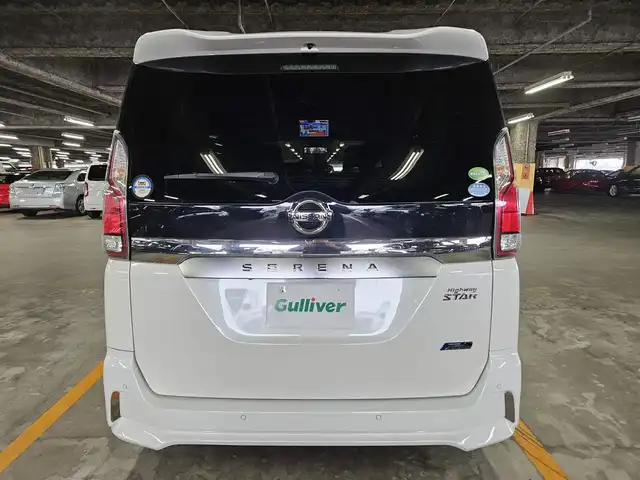 日産 セレナ ハイウェイスター G 香川県 2016(平28)年 9.5万km ブリリアントホワイトパール 純正10型ナビ/フルセグTV/後席用フリップダウンモニター/両側ハンズフリーパワースライドドア/アラウンドビューモニター/ビルトインETC/レーダークルーズコントロール/フロント/バックソナー/エマージェンシーブレーキ/プロパイロット/車線逸脱防止支援システム/スマートルームミラー/踏み間違い衝突防止アシスト/インテリジェントパーキングアシスト/進入禁止標識検知/LEDヘッドランプ/革巻きステアリング/ステアリングカバー付/純正16インチアルミホイール/スマートキー/プッシュエンジンスタート/禁煙車