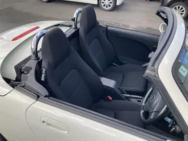 ダイハツ コペン アクティブトップ 静岡県 2010(平22)年 7.5万km ホワイトパールマイカ 社外6.1インチナビ(MDV-L300)/　AM FM CD DVD USB SD AUX ワンセグ/マニュアルエアコン/ハロゲンヘッドライト/フロントフォグランプ/リモコンキー/純正フロアマット/保証書/アクティブトップ(電動開閉ルーフ)/社外15インチアルミホイール/ターボ