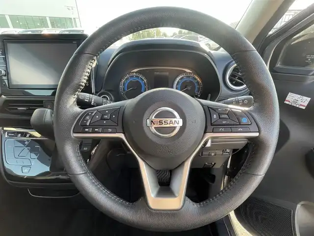 日産 デイズ HWS X プロパイロットED 岡山県 2021(令3)年 1.6万km チタニウムグレーメタリック 登録時走行距離15728km/純正9インチナビ/フルセグTV(AM/FM/CD/DVD/Bluetooth)/アラウンドビューモニター/ETC/プロパイロット/・インテリジェントクルーズコントロール/・車線逸脱防止システム/衝突被害軽減ブレーキ/横滑り防止装置/アイドリングストップ/電子パーキング/オートブレーキホールド/オートライト/USB端子/１４インチ純正AW/純正フロアマット/プッシュスタート/スマートキー