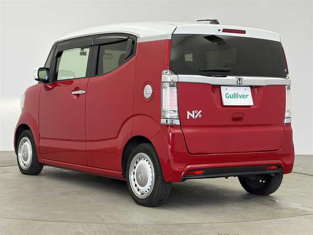 ホンダ Ｎ ＢＯＸ スラッシュ G Lパッケージ 愛知県 2017(平29)年 5.2万km ミラノレッド 純正ナビ（ワンセグ、CD、DVD、Bluetooth）/ETC/Bカメラ/ドラレコ前後/スマートキー/オートライト/純正14インチAW/純正フロアマット/LEDヘッドライト/USB/Pスタート/横滑り防止装置/三点エアバック