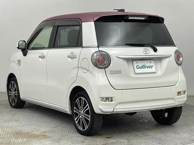 トヨタ ピクシスジョイ F Gターボ SAⅡ 道央・札幌 2017(平29)年 7.9万km パールホワイトⅢ ・４ＷＤ/・純正ナビ/・BT/CD/・ワンセグTV/・バックカメラ/・スマートアシスト/・アイドリングストップ/・レーンキープアシスト/・誤発進抑制機能/・衝突軽減ブレーキ/・先行車発進通知/・ＥＴＣ/・純正フロアマット/・純正アルミホイール/・ＬＥＤヘッドライト/・オートライト/・横滑り防止/・コーナーセンサー/・スペアキー