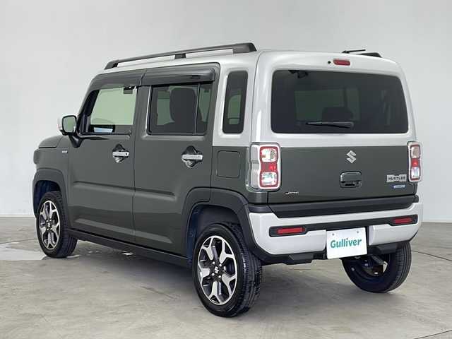 スズキ ハスラー Jスタイル Ⅱ 鹿児島県 2023(令5)年 2万km クールカーキパールメタリック/ソフトベージュメタリック 純正9型ナビ/(CD/DVD/FM/AM/Bluetooth/USB/iPod/Smartphone Link)/AppleCarPlay/AndoriｄAuto/全方位カメラ/追従機能付クルコン/運転席＋助手席シートヒーター/ビルドインＥＴＣ/前後ドライブレコーダー/コーナーセンサー/アイドリングストップ/横滑り防止装置/衝突被害軽減システム/レーンキープアシスト/ＬＥＤヘッドライト/純正アルミホイール