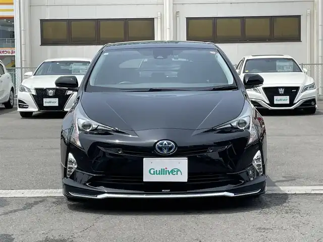 トヨタ プリウス A ツーリングセレクション 群馬県 2018(平30)年 6.1万km アティチュードブラックマイカ モデリスタエアロ　/純正９型ナビ　/パーキングアシスト　/ドライブレコーダー　/シートヒーター　/アダプティブクルーズコントロール　/レーンアシスト　/衝突軽減ブレーキ　/クリアランスソナー　/黒レザーシート　/ＢＳＭ　/ＨＵＤ/純正フロアマット