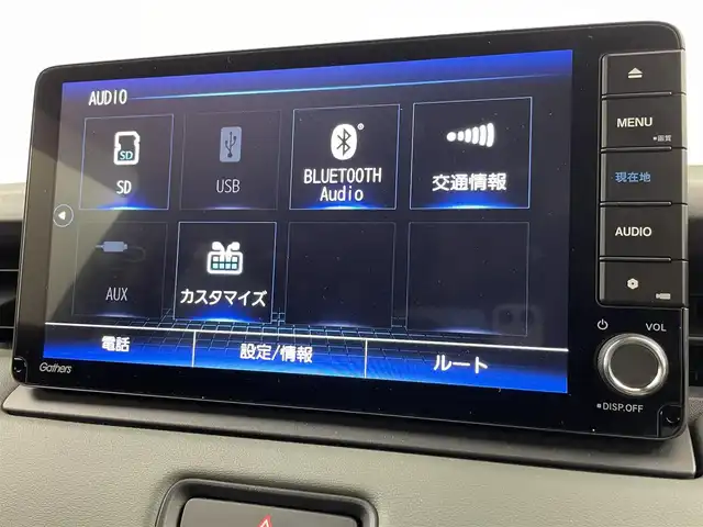 ホンダ ヴェゼル ハイブリッド e:HEV X HuNTパッケージ 埼玉県 2025(令7)年 0.3万km 青 純正ナビ（Bluetooth/CD/DVD/AM/FM）/フルセグTV/バックカメラ/レーダークルーズコントロール/横滑り防止装置/盗難防止装置/ダウンヒルアシストコントロール/衝突軽減システム/LEDヘッドライト/パドルシフト/ETC/ドライブレコーダー/スマートキー