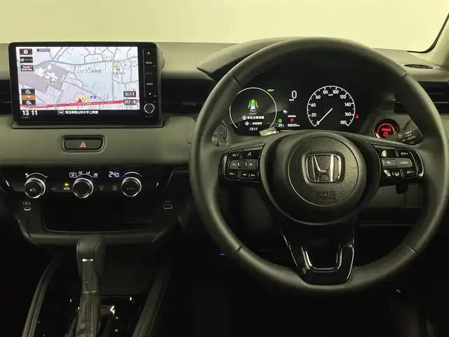 ホンダ ヴェゼル ハイブリッド e:HEV X HuNTパッケージ 埼玉県 2025(令7)年 0.3万km 青 純正ナビ（Bluetooth/CD/DVD/AM/FM）/フルセグTV/バックカメラ/レーダークルーズコントロール/横滑り防止装置/盗難防止装置/ダウンヒルアシストコントロール/衝突軽減システム/LEDヘッドライト/パドルシフト/ETC/ドライブレコーダー/スマートキー