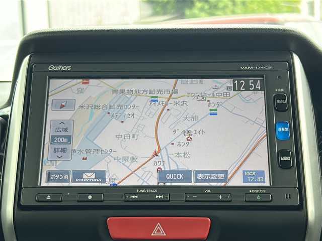 ホンダ Ｎ ＢＯＸ カスタム G ターボ Lパッケージ 山形県 2017(平29)年 6.5万km シャイニンググレーM 4WD/ホンダセーフティセンス/社外SDナビ/（Bluetooth/CD/DVD/ワンセグ)/両側パワースライドドア/ステアリングスイッチ/DN席シートヒーター/ハーフレザー/パドルシフト/ビルトインETC/ドライブレコーダー/純正アルミホイール/純正フロアマット/オートライト/電動格納ミラー/ウィンカーミラー/スマートキー/ドアバイザー