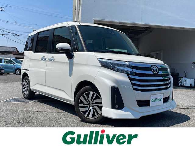 トヨタ ルーミー カスタムG 岐阜県 2021(令3)年 3.4万km パールホワイトⅢ /ワンオーナー//純正9インチナビ/(BT/フルセグTV/DVD/FM/AM/SD)//スマートアシスト/(アダプティブクルーズコントロール)/(衝突警報機能)/(衝突回避支援ブレーキ機能)/(ブレーキ制御付誤発進抑制機能)/(車線逸脱警報機能)/(路側逸脱警報機能)/(ふらつき警報)/(標識認識機能)//12インチフリップダウンモニター//両側パワースライドドア//電動パーキングブレーキ//ブレーキホールド//オートライト//ETC//前席シートヒーター//2.1AUSBソケット//スペアキー×1//取説//保証書