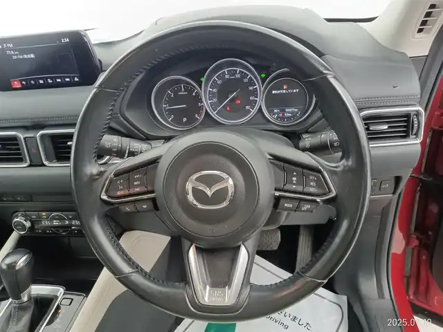 マツダ ＣＸ－５ XD Lパッケージ 愛知県 2017(平29)年 5.1万km ソウルレッドクリスタルM 8インチマツダコネクトナビ/　　・Bluetooth対応/バックカメラ/サイドカメラ（左側）/ヘッドアップディスプレイ/ビルトインETC/ドライブレコーダー/革巻きステアリング/ステアリングリモコン/ステアリングヒーター/本革シート/パワーシート（前席）/シートヒーター（全席）/パワーバックドア/スマートシティブレーキシステム/ダイナミックスタビリティコントロールシステム/レーダークルーズコントロール/アダプティブLEDヘッドライト/レーンキープアシスト/ブラインドスポットモニター/フォグランプ/純正19インチアルミホイール