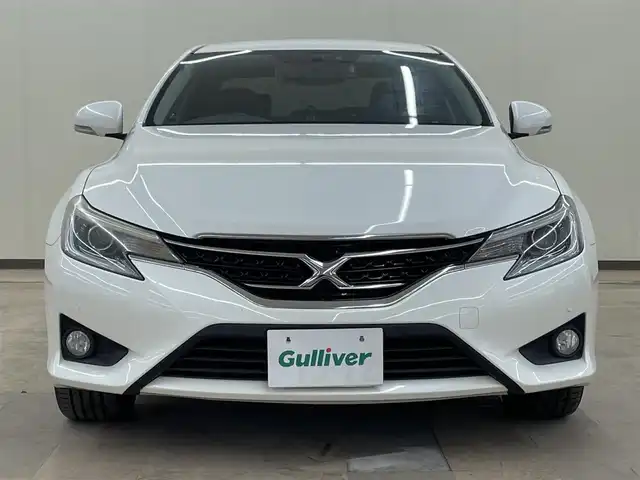 トヨタ マークＸ 250G Four イエロー 道央・札幌 2015(平27)年 16.7万km ホワイトパールクリスタルシャイン ・4WD/・社外SDナビ/CD・DVD・BT・USB/・フルセグTV/・車外カメラ（バック・フロント）/・ミュージックサーバー/・ミュージックプレイヤー接続/・社外AW付冬タイヤ積み込み/・寒冷地仕様/・ビルトインＥＴＣ/・クルーズコントロール/・パワーシート（D/N席）/・純正フロアマット/・カーテンエアバッグ/・ドライブレコーダー/・電動格納ミラー/・カーテシランプ/・フォグランプ/・スマートキー/・エンジンスタートボタン