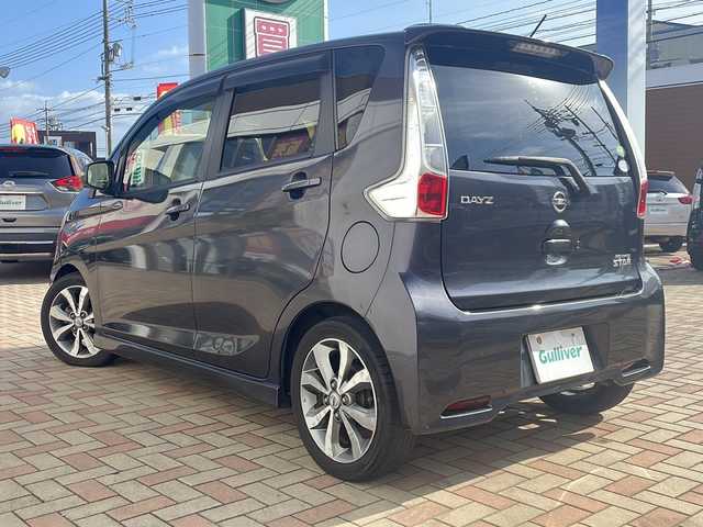 日産 デイズ ハイウェイスターG ターボ 鳥取県 2014(平26)年 8.4万km プレミアムパープルP スマートキーx２個/全方位カメラ/純正メモリナビ/フルセグ・USB/オートリトラクト/オートエアコン/オートライト/バイキセノン/ETCユニット/保証書・取説