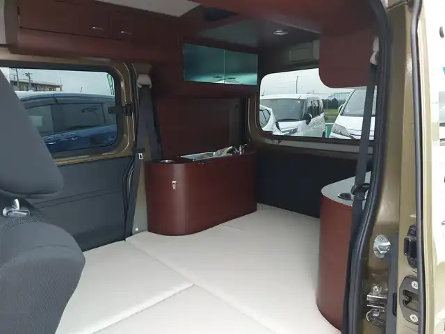 ダイハツ アトレー バン RS 東京都 2022(令4)年 0.1千km オフビートカーキM キャンピング仕様/家具・水道・給排水タンク/外部電源/ベットキット/タープテント付/純正ディスプレイオーディオ/AppleCarplay/androidauto/バックカメラ/両側パワースライド/前後ドライブレコーダー/ビルトインＥＴＣ/ラバーマット/LEDヘッドライト/フォグ/ルーフキャリア