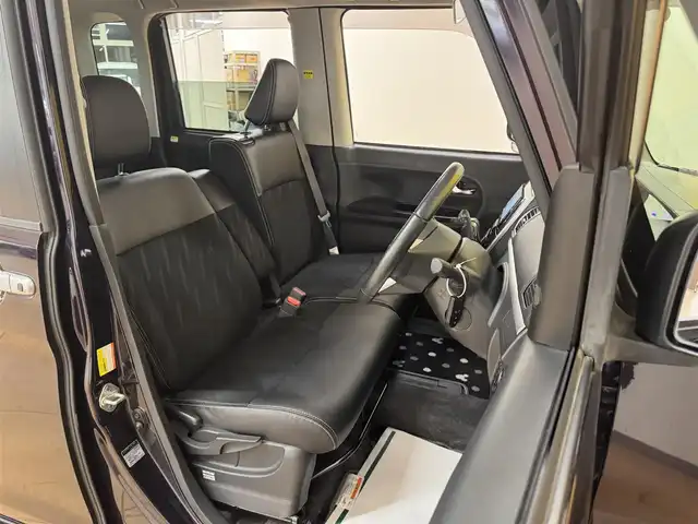 ダイハツ タント カスタム RS トップED SA Ⅲ 群馬県 2017(平29)年 5万km ナイトシャドーパープルクリスタルM スマートアシスト/社外7インチナビ/・ワンセグＴＶ/・DVD/CD/SD/・FM/AM/バックカメラ/ETC/ドライブレコーダー/両側パワースライドドア/ブラックハーフレザーシート/運転席シートヒーター/ステアリングスイッチ/アイドリングストップ/スマートキー/プッシュスタート/LEDヘッドライト/フォグランプ/オートライト/オートマチックハイビーム/純正15インチAW/純正フロアマット/純正ドアバイザー/電動格納ウィンカーミラー/横滑り防止機能