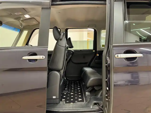 ダイハツ タント カスタム RS トップED SA Ⅲ 群馬県 2017(平29)年 5万km ナイトシャドーパープルクリスタルM スマートアシスト/社外7インチナビ/・ワンセグＴＶ/・DVD/CD/SD/・FM/AM/バックカメラ/ETC/ドライブレコーダー/両側パワースライドドア/ブラックハーフレザーシート/運転席シートヒーター/ステアリングスイッチ/アイドリングストップ/スマートキー/プッシュスタート/LEDヘッドライト/フォグランプ/オートライト/オートマチックハイビーム/純正15インチAW/純正フロアマット/純正ドアバイザー/電動格納ウィンカーミラー/横滑り防止機能