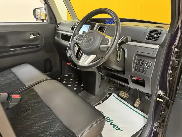 ダイハツ タント カスタム RS トップED SA Ⅲ 群馬県 2017(平29)年 5万km ナイトシャドーパープルクリスタルM スマートアシスト/社外7インチナビ/・ワンセグＴＶ/・DVD/CD/SD/・FM/AM/バックカメラ/ETC/ドライブレコーダー/両側パワースライドドア/ブラックハーフレザーシート/運転席シートヒーター/ステアリングスイッチ/アイドリングストップ/スマートキー/プッシュスタート/LEDヘッドライト/フォグランプ/オートライト/オートマチックハイビーム/純正15インチAW/純正フロアマット/純正ドアバイザー/電動格納ウィンカーミラー/横滑り防止機能