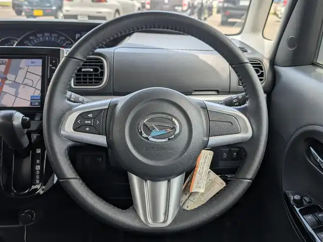 ダイハツ タント カスタム RS SA 福井県 2014(平26)年 11.6万km ブラックマイカメタリック バックカメラ/衝突被害軽減システム/横滑り防止装置/LEDヘッドライト/Fフォグ/両側パワースライドドア/ETC/前後ドライブレコーダー/純正SDナビ（CD/DVD/BT/USB/iPod）/フルセグテレビ/盗難防止装置/アイドリングストップ/ダブル＋サイドエアバッグ/純正フロアマット/スマートキー
