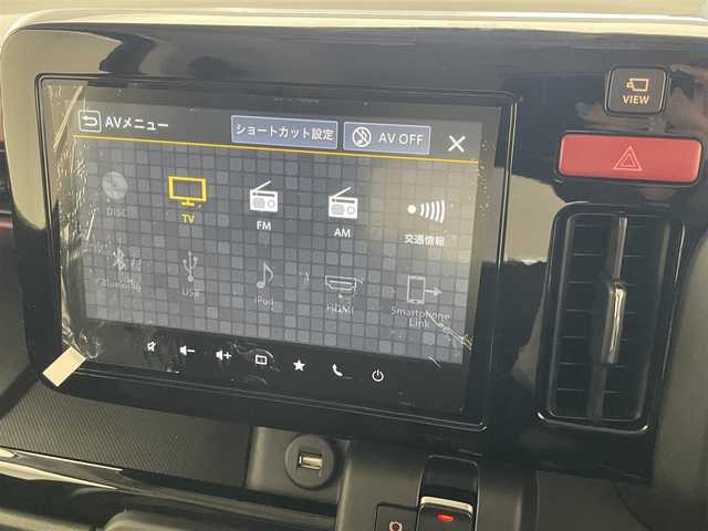 スズキ スペーシア カスタム HYBRID XS ターボ 愛知県 2023(令5)年 1.6万km ブルーイッシュブラックパール3 純９型ナビ　フルセグＴＶ　Ｂｌｕｅｔｏｏｔｈ　全方位カメラ　両側電動スライドドア　レーダークルコン　シートヒーター　デュアルブレーキサポート　ＨＵＤ　黒ハーフレザー　ＬＥＤヘッドライト　ＥＴＣ　禁煙車