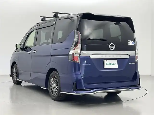 日産 セレナ e-パワー オーテック セーフティPKG 熊本県 2020(令2)年 4.9万km 青 純正ナビ（ＣＤ・ＤＶＤ・フルセグ・ＢＴ・ＵＳＢ・ｉｐｏｄ）/全周囲カメラ　/前方ドライブレコーダー　/ＥＴＣ　/両側パワースライドドア　/フリップダウンモニター　/レーダークルーズコントロール　/ルーフキャリア/純正フロアマット/純正１６インチAW/オートライト/LEDヘッドライト/スマートキー/プッシュスタート/スペアキー1本