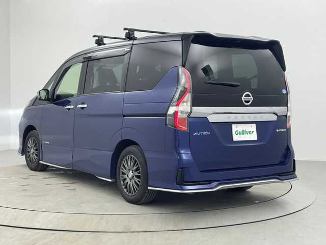日産 セレナ e-パワー オーテック セーフティPKG 熊本県 2020(令2)年 4.9万km 青 純正ナビ（ＣＤ・ＤＶＤ・フルセグ・ＢＴ・ＵＳＢ・ｉｐｏｄ）/全周囲カメラ　/前方ドライブレコーダー　/ＥＴＣ　/両側パワースライドドア　/フリップダウンモニター　/レーダークルーズコントロール　/ルーフキャリア/純正フロアマット/純正１６インチAW/オートライト/LEDヘッドライト/スマートキー/プッシュスタート/スペアキー1本