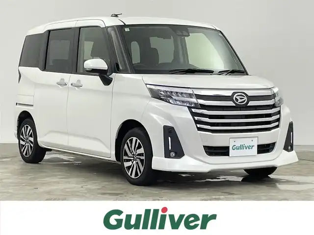 ダイハツ トール カスタムG 千葉県 2020(令2)年 2.6万km パールホワイトⅢ 禁煙車/スマートアシスト/衝突軽減ブレーキ/両側パワースライドドア/ナビ（CN-RE07WD）/CD DVD SD USB Bluetooth/フルセグTV/バックカメラ/レーダークルーズコントロール/コーナーセンサー/アイドリングストップ/横滑り防止機能/ステアリングリモコン/電動パーキングブレーキ/オートブレーキホールド/LEDオートライト/純正15インチアルミホイール/純正フロアマット/スマートキー/スペアキー