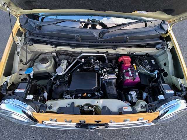 スズキ ハスラー Jスタイル Ⅱ ターボ 栃木県 2017(平29)年 7万km アクティブイエロー/ブラック2トーンルーフ 4WDターボ/デュアルセンサーブレーキサポート/純正メモリナビ/フルセグTV/DVD/Bluetooth/USB/TVキャンセラー/全方位カメラ/ETC/ハーフレザーシート/前席シートヒーター/AC100V/100W電源/クルーズコントロール/アイドリングストップ/HIDヘッドライト/オートライト/フォグランプ/横滑り防止装置/ダウンヒルアシストコントロール/スマートキー/プッシュスタート/純正フロアマット/純正15インチAW