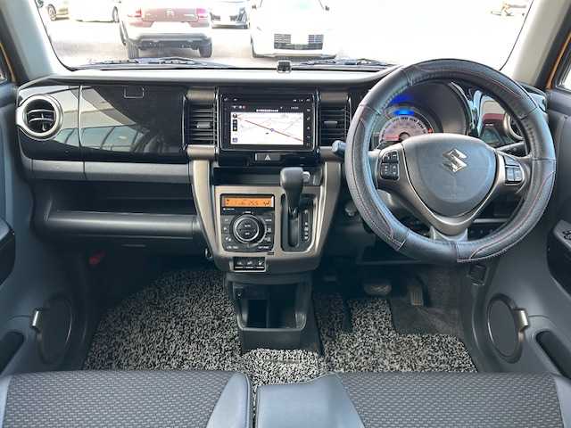 スズキ ハスラー Jスタイル Ⅱ ターボ 栃木県 2017(平29)年 7万km アクティブイエロー/ブラック2トーンルーフ 4WDターボ/デュアルセンサーブレーキサポート/純正メモリナビ/フルセグTV/DVD/Bluetooth/USB/TVキャンセラー/全方位カメラ/ETC/ハーフレザーシート/前席シートヒーター/AC100V/100W電源/クルーズコントロール/アイドリングストップ/HIDヘッドライト/オートライト/フォグランプ/横滑り防止装置/ダウンヒルアシストコントロール/スマートキー/プッシュスタート/純正フロアマット/純正15インチAW