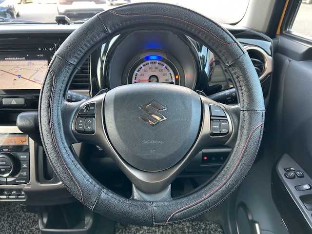 スズキ ハスラー Jスタイル Ⅱ ターボ 栃木県 2017(平29)年 7万km アクティブイエロー/ブラック2トーンルーフ 4WDターボ/デュアルセンサーブレーキサポート/純正メモリナビ/フルセグTV/DVD/Bluetooth/USB/TVキャンセラー/全方位カメラ/ETC/ハーフレザーシート/前席シートヒーター/AC100V/100W電源/クルーズコントロール/アイドリングストップ/HIDヘッドライト/オートライト/フォグランプ/横滑り防止装置/ダウンヒルアシストコントロール/スマートキー/プッシュスタート/純正フロアマット/純正15インチAW