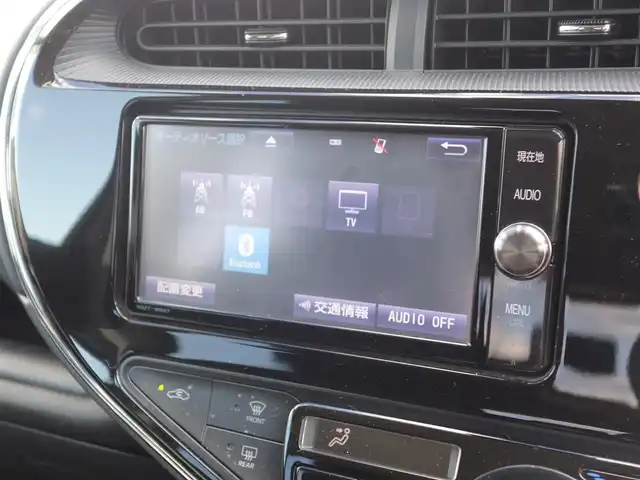 トヨタ アクア S スタイルブラック 山形県 2018(平30)年 8万km ダークブルーマイカ 衝突被害軽減システム/ワンオーナー/モデリスタ15インチアルミホイール/純正SDナビ/　　【CD DVD BT フルセグ MSV】/バックカメラ/LEDオートヘッドライト/シートヒーター/アイドリングストップ/ステアリングスイッチ/電動格納ウィンカーミラー/フォグランプ/スマートキー×2/ETC2.0