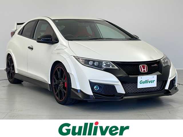 ホンダ シビック タイプR 茨城県 2016(平28)年 8.4万km チャンピオンシップホワイト 社外ナビ　フルセグTV　バックモニター　クルーズコントロール　LEDヘッドライト　純正19インチAW　純正フロアマット　前後ドライブレコーダー　ETC　