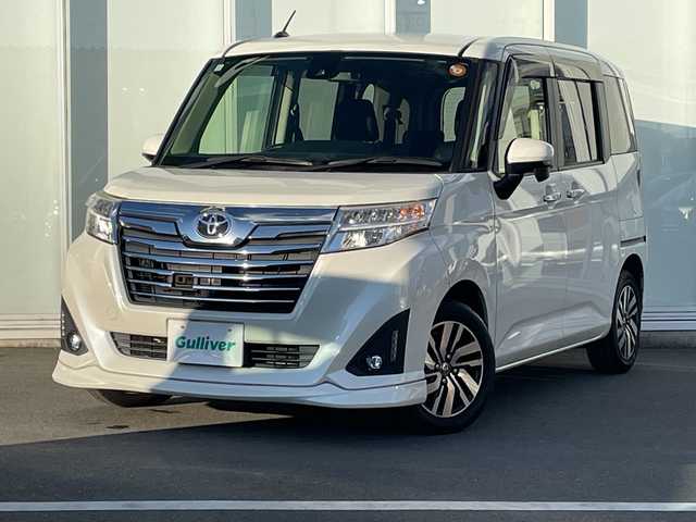 トヨタ ルーミー カスタムG S 神奈川県 2017(平29)年 2万km パールホワイトⅢ ナビ/フルセグ/Bluetooth/CD/DVD/TVフルセグ/ワンオーナー/両側パワースライドドア　/シフトロック/スマートアシスト　/バックカメラ　/前席シートヒーター/ビルドインETC　/LEDヘッドライト　/フォグライト　/オートライト/スマートキー/プッシュスタート/スペアキー/純正フロアマット/純正アルミホイール/ABS/横滑り防止装置/レーンキープアシスト