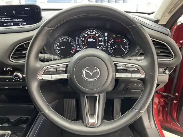 マツダ ＣＸ－３０ 20S プロアクティブツーリングセレ 滋賀県 2019(令1)年 4.7万km ソウルレッドクリスタルM 禁煙車/純正ナビ/（CD/DVD/USB/HDMI/Bluetooth/フルセグTV）/全方位カメラ/ETC/パワーバックドア/車線逸脱警報/ブラインドスポットモニター/レーンキープアシストシステム/スマートブレーキサポート/パーキングセンサー/ヘッドアップディスプレイ/電動パーキングブレーキ/オートホールドブレーキ/前席シートヒーター/D席シートメモリー/革巻きステアリング/アダプティブクルーズコントロール/ステアリングヒーター/ステアリングリモコン/純正フロアマット/純正アルミホイール/LEDヘッドライト/フォグランプ/オートヘッドライト/オートマチックハイビーム/スマートキー