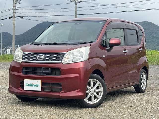 ダイハツ ムーヴ X SAⅡ 長崎県 2015(平27)年 6.7万km 赤 社外ナビ/バックカメラ/フルセグTV/Bluetooth接続可/DVD再生可/ステアリングリモコン/ETC/リアパーキングセンサー/純正14インチAW