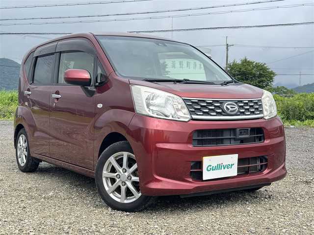 ダイハツ ムーヴ X SAⅡ 長崎県 2015(平27)年 6.7万km 赤 社外ナビ/バックカメラ/フルセグTV/Bluetooth接続可/DVD再生可/ステアリングリモコン/ETC/リアパーキングセンサー/純正14インチAW