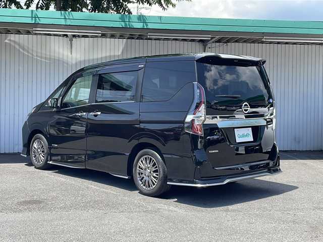 日産 セレナ オーテック セーフティパッケージ 長野県 2021(令3)年 1.7万km ダイヤモンドブラック プロパイロット/エマージェンシーブレーキ/純正１０インチナビフルセグTV/大型フリップダウンモニター/アラウンドビューモニター/ハンズフリー両側パワースライドドア/インテリジェントルームミラー/インテリジェントクルーズコントロール/オーテック１６インチアルミ/保証書