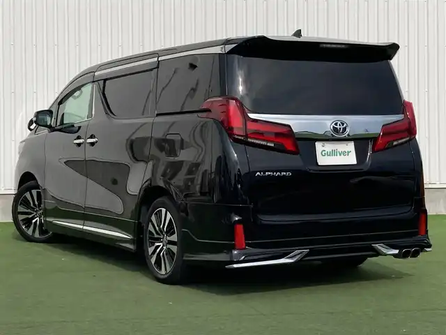 トヨタ アルファード S Cパッケージ 香川県 2020(令2)年 5.6万km ブラック 登録時走行距離：55455km/モデリスタエアロ/メーカー純正ナビ/　CD DVD BT フルセグTV/純正フリップダウンモニター（V12T-R68C）/バックカメラ/両側パワースライドドア/パワーバックドア/プリクラッシュセーフティシステム/レーンキープアシスト/レーダークルーズコントロール/クリアランスソナー/ブラインドスポットモニター/オートハイビーム/LEDヘッドライト/オートライト/フォグランプ/ブラックレザーシート/シートベンチレーション/オットマン/ロールサンシェード/前後ドライブレコーダー/ビルトインETC/デジタルインナーミラー/AC100V充電/木目革巻きコンビステアリング/ステアリングスイッチ/プッシュスタート/スマートキー