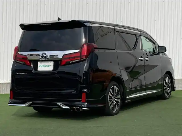 トヨタ アルファード S Cパッケージ 香川県 2020(令2)年 5.6万km ブラック 登録時走行距離：55455km/モデリスタエアロ/メーカー純正ナビ/　CD DVD BT フルセグTV/純正フリップダウンモニター（V12T-R68C）/バックカメラ/両側パワースライドドア/パワーバックドア/プリクラッシュセーフティシステム/レーンキープアシスト/レーダークルーズコントロール/クリアランスソナー/ブラインドスポットモニター/オートハイビーム/LEDヘッドライト/オートライト/フォグランプ/ブラックレザーシート/シートベンチレーション/オットマン/ロールサンシェード/前後ドライブレコーダー/ビルトインETC/デジタルインナーミラー/AC100V充電/木目革巻きコンビステアリング/ステアリングスイッチ/プッシュスタート/スマートキー