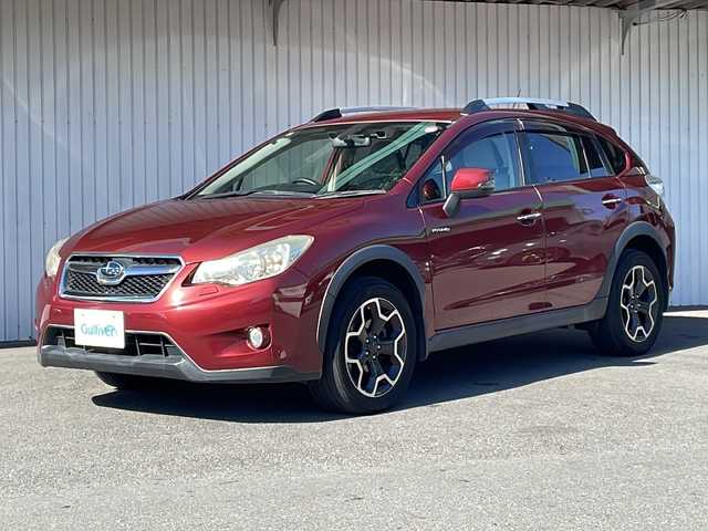 スバル インプレッサ ＸＶ ハイブリッド 2．0i－L アイサイト 長野県 2014(平26)年 11.1万km ヴェネチアンレッドパール ４WD/メモリナビ TV/バックカメラ/ETC/純正17インチアルミ/社外アルミ冬タイヤ積込/クルーズコントロール/レーンキープ/プッシュスタート /ルーフレール/スペアキー
