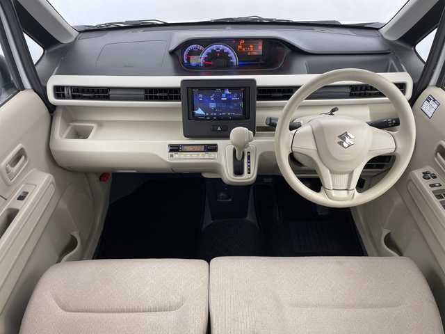 スズキ ワゴンＲ HYBRID FX 鹿児島県 2018(平30)年 10.2万km スペリアホワイト 社外ナビ/（AM/FM/CD/DVD/Bluetooth）/ワンセグテレビ/オートエアコン/アイドリングストップ/シートヒーター/ヘッドライトレベライザー/社外AW/フロアマット/ドアバイザー/リモコンキー