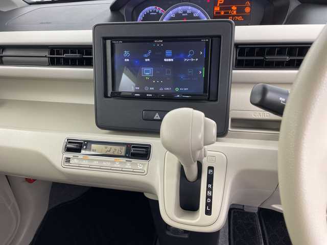 スズキ ワゴンＲ HYBRID FX 鹿児島県 2018(平30)年 10.2万km スペリアホワイト 社外ナビ/（AM/FM/CD/DVD/Bluetooth）/ワンセグテレビ/オートエアコン/アイドリングストップ/シートヒーター/ヘッドライトレベライザー/社外AW/フロアマット/ドアバイザー/リモコンキー