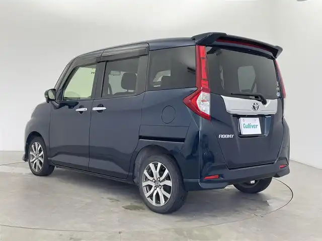 トヨタ ルーミー カスタムG－T 富山県 2020(令2)年 3.6万km レーザーブルークリスタルシャイン 社外9型ナビ【MDV-M906HDL】/(AM/FM/CD/DVD/HDD/USB/BT)/フルセグTV/バックカメラ/両側パワースライドドア/衝突被害軽減ブレーキ/クルーズコントロール/オートマチックハイビーム/LEDヘッドライト/クリアランスソナー/ETC/スマートキー×２/プッシュスタート/アイドリングストップ/純正１５インチAW/社外フロアマット