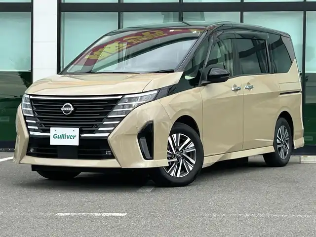 日産 セレナ ハイウェイスター V 和歌山県 2022(令4)年 1.5万km 茶 純正ナビ/フルセグTV/アラウンドビューモニター/TVキャンセラー/デジタルインナーミラー/エマージェンシーブレーキ/プロパイロット/コーナーセンサー/置くだけ充電/シートヒーター/純正ビルトインETC2.0/前後ドライブレコーダー/LEDヘッドライト/オートライト