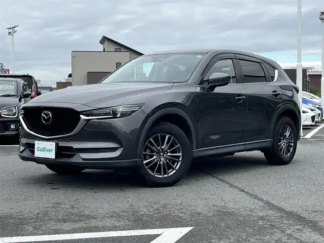 マツダ ＣＸ－５ XD 奈良県 2018(平30)年 4.4万km マシーングレープレミアムM 純正ナビ/（フルセグ/BT/CD/DVD）/レーダークルーズコントロール/バックカメラ/ブラインドスポットモニター/衝突軽減システム/前後コーナーセンサー/レーンキープアシスト/オートライト/LEDヘッドライト/ETC2.0/純正17インチAW/取り扱い説明書/スペアキーX1