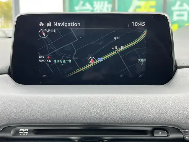 マツダ ＣＸ－５ XD 奈良県 2018(平30)年 4.4万km マシーングレープレミアムM 純正ナビ/（フルセグ/BT/CD/DVD）/レーダークルーズコントロール/バックカメラ/ブラインドスポットモニター/衝突軽減システム/前後コーナーセンサー/レーンキープアシスト/オートライト/LEDヘッドライト/ETC2.0/純正17インチAW/取り扱い説明書/スペアキーX1