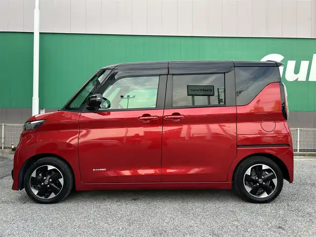 日産 ルークス HWS X プロパイロットED 千葉県 2020(令2)年 4.2万km スパークリングレッド/ブラック 純正9インチSDナビ/フルセグTV/CD/DVD/BT/プロパイロット/アラウンドビューモニター/両側パワースライドドア/ハンズフリーオートスライドドア/ドライブレコーダー/ETC/インテリジェントLI/オートライト/LEDヘッドライト/フォグランプ/スマートキー/プッシュスタート/純正14インチAW