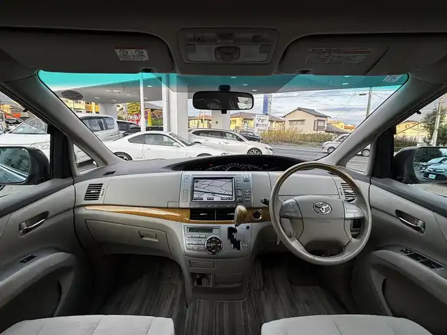 トヨタ エスティマ アエラス Gエディション NAVI 熊本県 2007(平19)年 14.4万km ミディアムシルバーメタリック ワンオーナー/純正メーカーナビ/【CD/DVD/ミュージックサーバー】/バックカメラ/両側パワースライドドア/ステアリングスイッチ/純正17インチAW/M/Tモード/オートライト/Wエアコン/ETC/純正フロアマット/プッシュスタート/スマートキー/ウォークスルー/3列シート/ウインカーミラー/ドアバイザー/記録簿