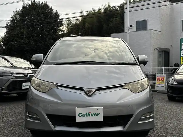 トヨタ エスティマ アエラス Gエディション NAVI 熊本県 2007(平19)年 14.4万km ミディアムシルバーメタリック ワンオーナー/純正メーカーナビ/【CD/DVD/ミュージックサーバー】/バックカメラ/両側パワースライドドア/ステアリングスイッチ/純正17インチAW/M/Tモード/オートライト/Wエアコン/ETC/純正フロアマット/プッシュスタート/スマートキー/ウォークスルー/3列シート/ウインカーミラー/ドアバイザー/記録簿