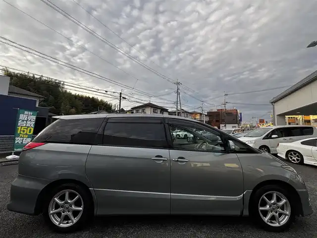 トヨタ エスティマ アエラス Gエディション NAVI 熊本県 2007(平19)年 14.4万km ミディアムシルバーメタリック ワンオーナー/純正メーカーナビ/【CD/DVD/ミュージックサーバー】/バックカメラ/両側パワースライドドア/ステアリングスイッチ/純正17インチAW/M/Tモード/オートライト/Wエアコン/ETC/純正フロアマット/プッシュスタート/スマートキー/ウォークスルー/3列シート/ウインカーミラー/ドアバイザー/記録簿