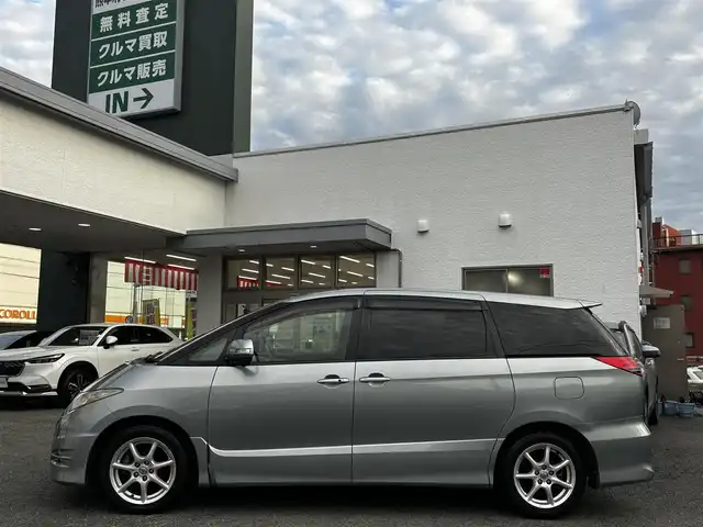 トヨタ エスティマ アエラス Gエディション NAVI 熊本県 2007(平19)年 14.4万km ミディアムシルバーメタリック ワンオーナー/純正メーカーナビ/【CD/DVD/ミュージックサーバー】/バックカメラ/両側パワースライドドア/ステアリングスイッチ/純正17インチAW/M/Tモード/オートライト/Wエアコン/ETC/純正フロアマット/プッシュスタート/スマートキー/ウォークスルー/3列シート/ウインカーミラー/ドアバイザー/記録簿